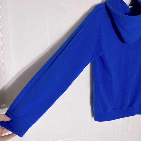 Vintage Jerzees Blue Lake Louise Pullover Hoodie S - Picture 13 of 16